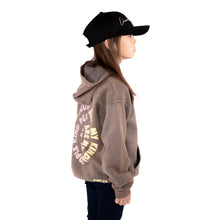Load image into Gallery viewer, Kid's Vintage Charcoal Grey Kind people Hoodie - Unisex
